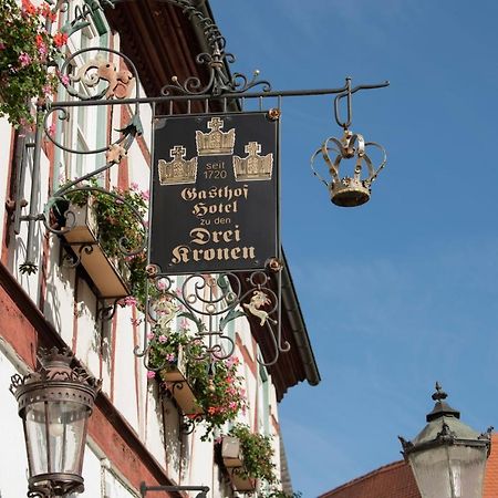 Hotel Zu Den Drei Kronen Seligenstadt Eksteriør bilde