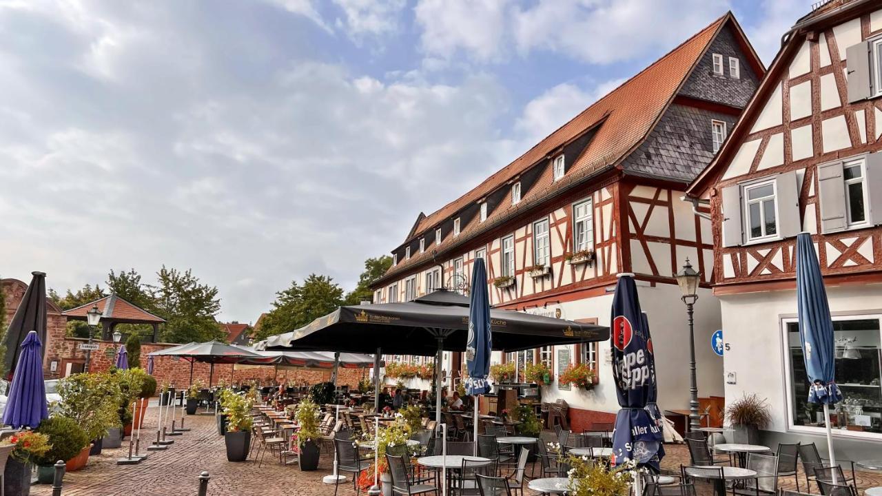 Hotel Zu Den Drei Kronen Seligenstadt Eksteriør bilde
