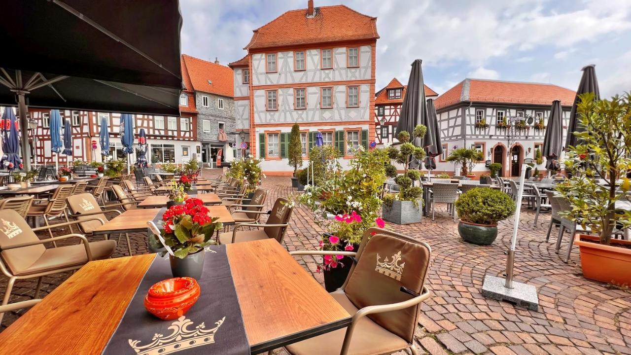 Hotel Zu Den Drei Kronen Seligenstadt Eksteriør bilde