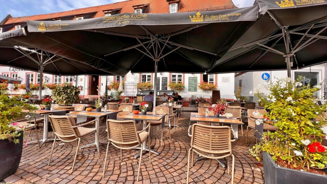 Hotel Zu Den Drei Kronen Seligenstadt Eksteriør bilde
